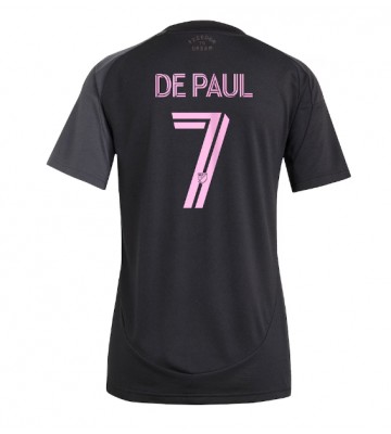 Inter Miami Rodrigo De Paul #7 Udebanetrøje Dame 2025-26 Kortærmet